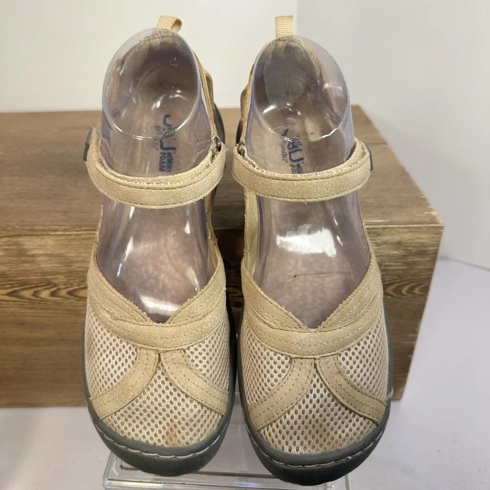 JBU by Jambu Marina Womens 7 Flat Slip On Mary Jane Style Memory Foam Mesh Comfy - Picture 3 of 10